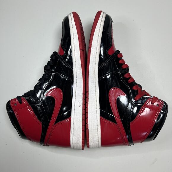Size 8 - Jordan 1 Retro OG High Patent Bred - Picture 6 of 8